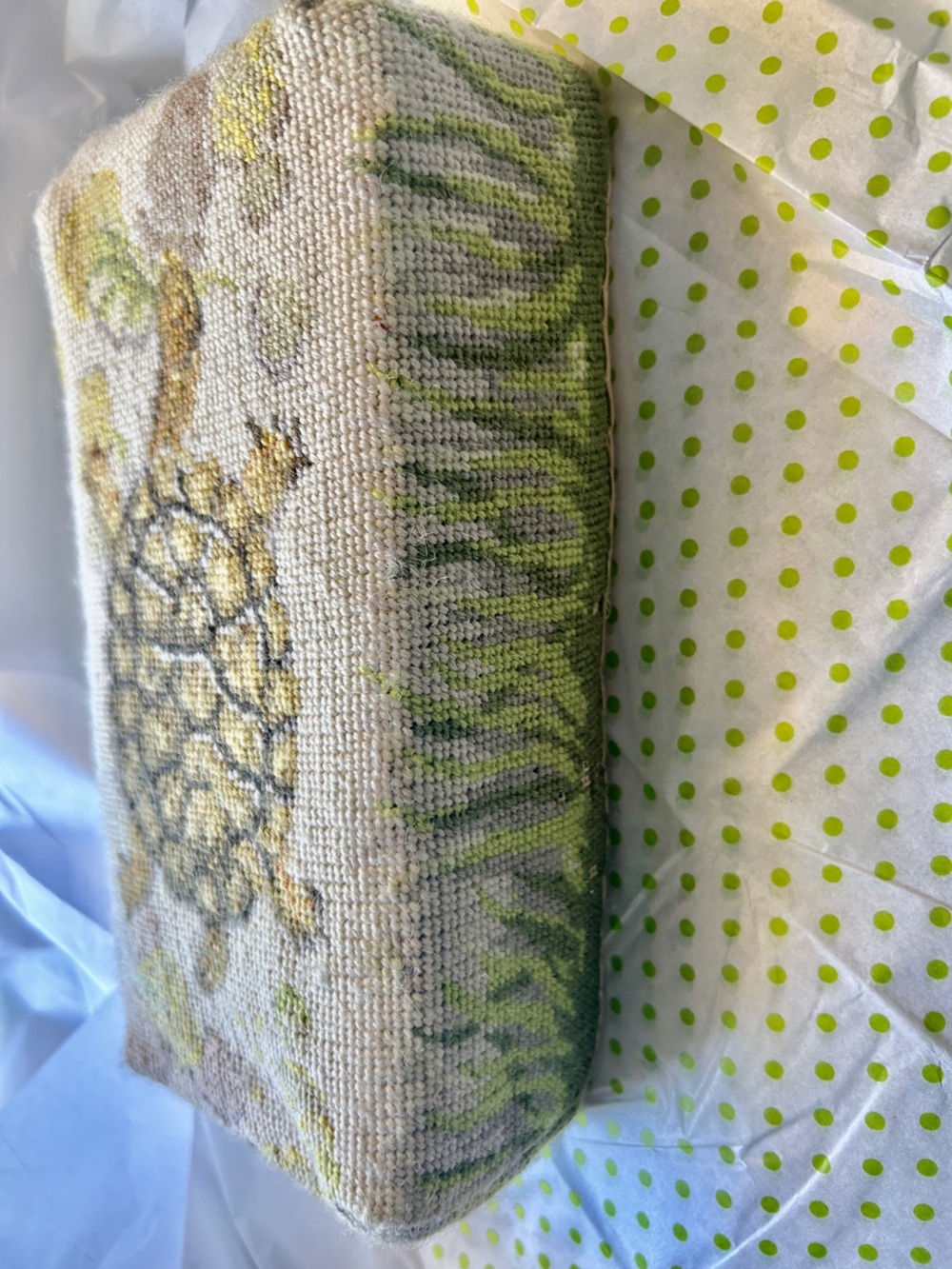 Turtle Graham Rust Design Tortoise in Foliage Needlepoint Doorstop Brick Cover - Picture 2 of 11